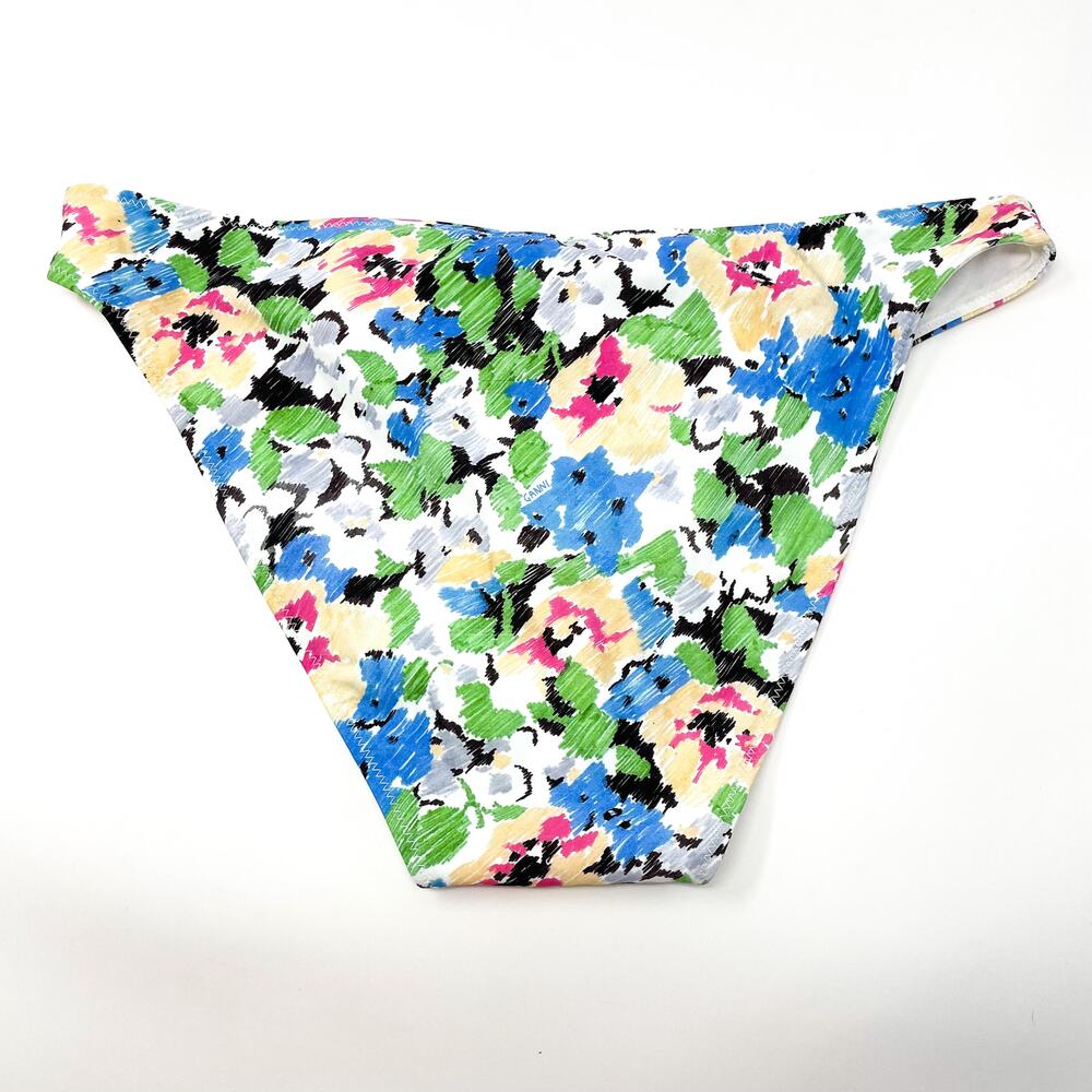 GANNI Floral Azure‎ Blue Bikini Bottoms - Picture 4 of 9